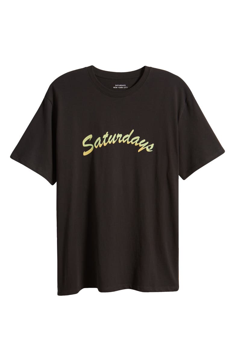 Saturdays NYC Horizon Script Graphic T-Shirt, Alternate, color,