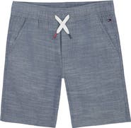 Tommy Hilfiger Kids' Textured Cotton Shorts
