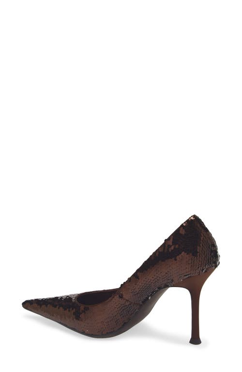 Jeffrey Campbell Risk Sequin Pointed Toe Pump In Multi
