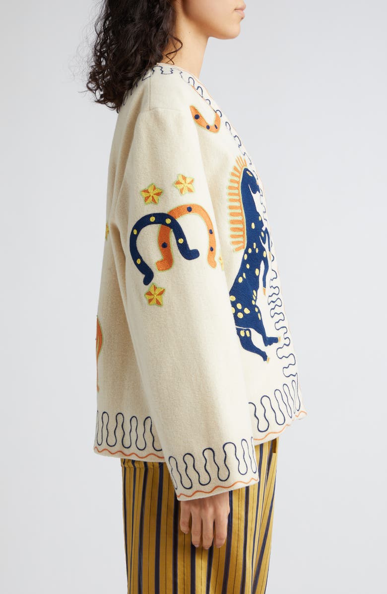 Bode Winter Stallion Wool Jacket, Alternate, color, 