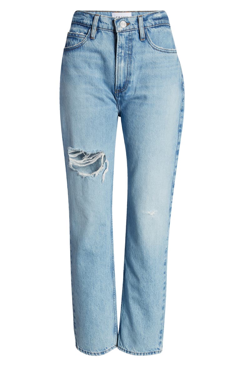 High N Tight Straight Leg Jeans, Alternate, color, ROSSUM 1YEAR TEAR