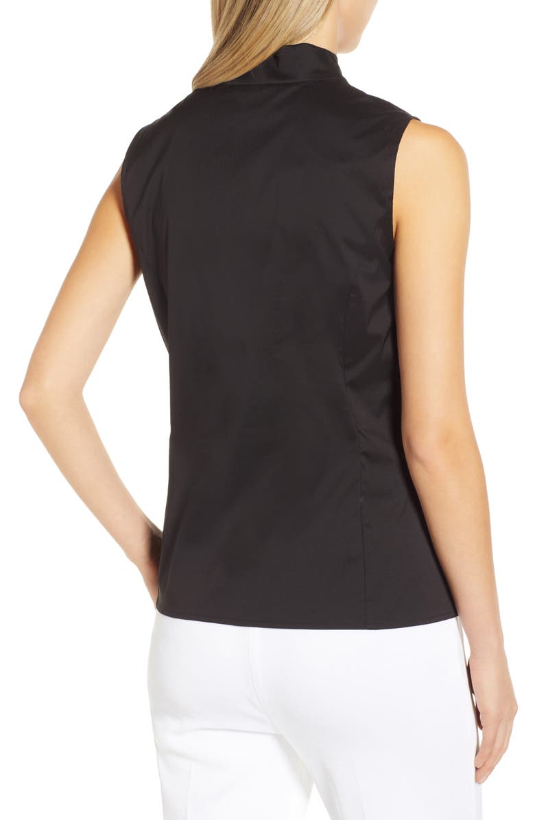 Ming Wang Sleeveless Woven Shell, Alternate, color, 