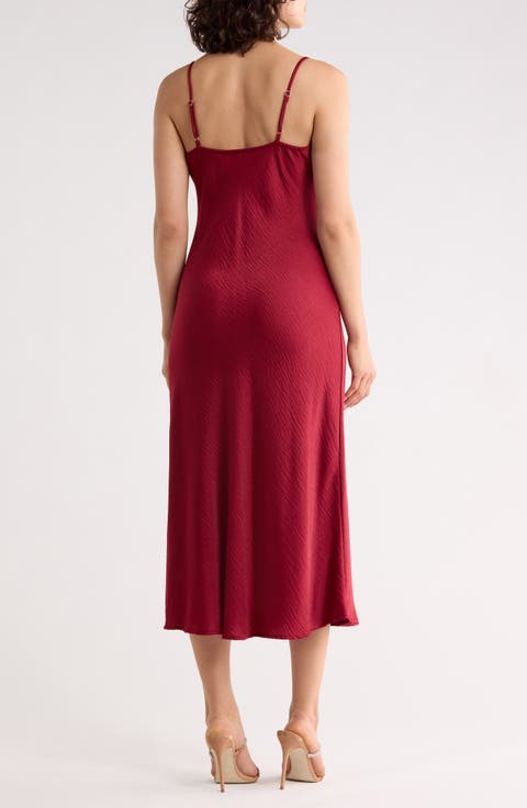 Hammered Satin Slipdress
