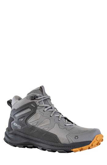 Oboz Katabatic Mid B-dry Waterproof Hiking Sneaker In Hazy Gray