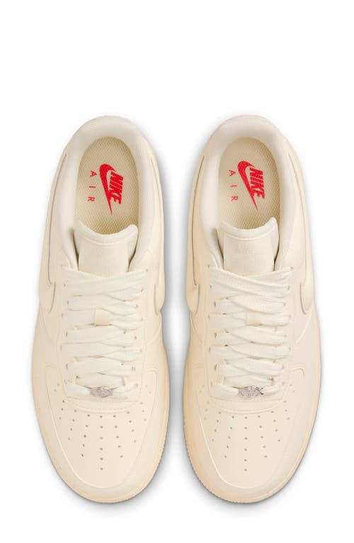 Nike Air Force 1 '07 Basketball Sneaker In Coconut Milk/milk/muslin