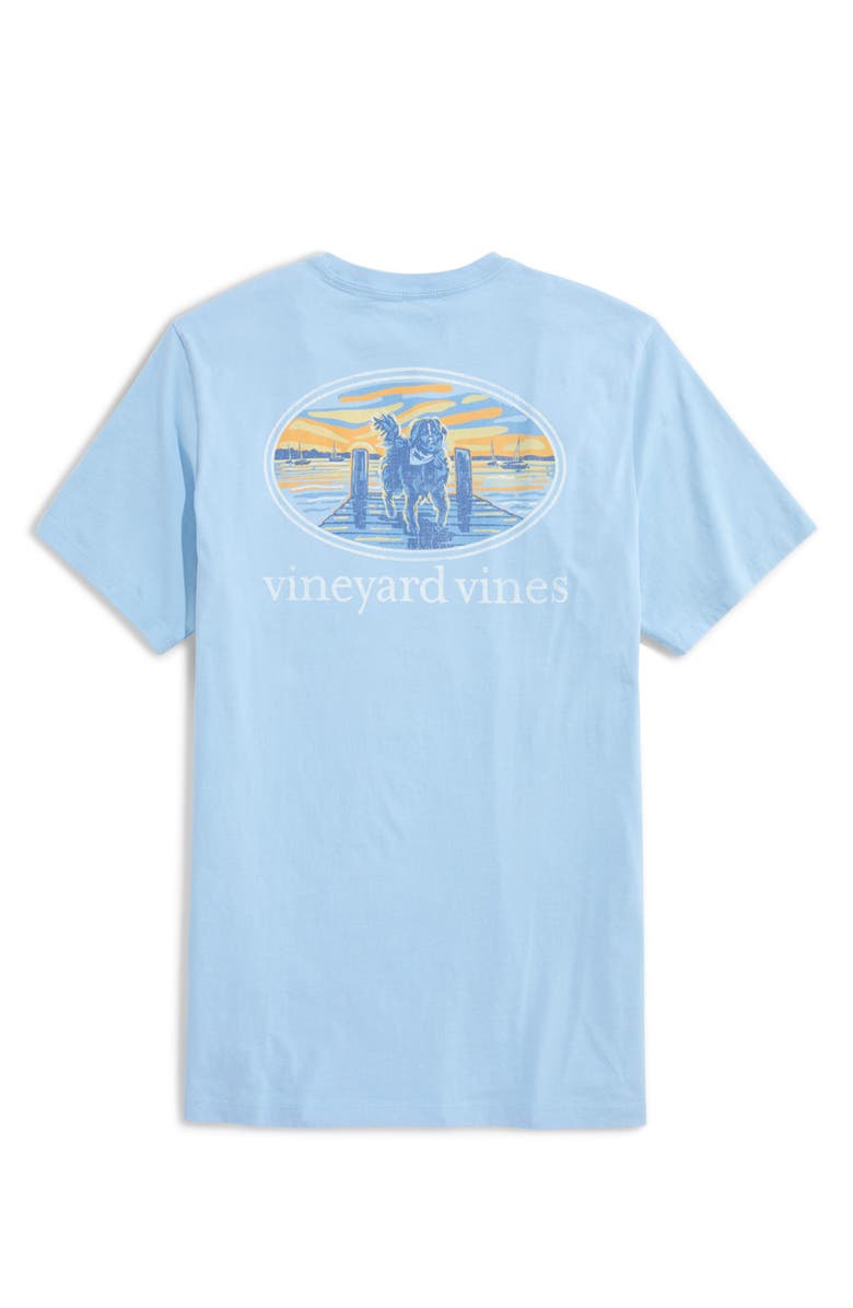 vineyard vines Sunset Pier Bernese Graphic T-Shirt, Alternate, color, 