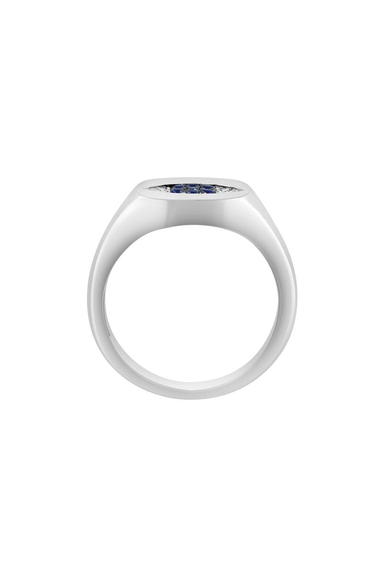 Evil Eye Diamond & Sapphire Ring, Alternate, color, BLUE