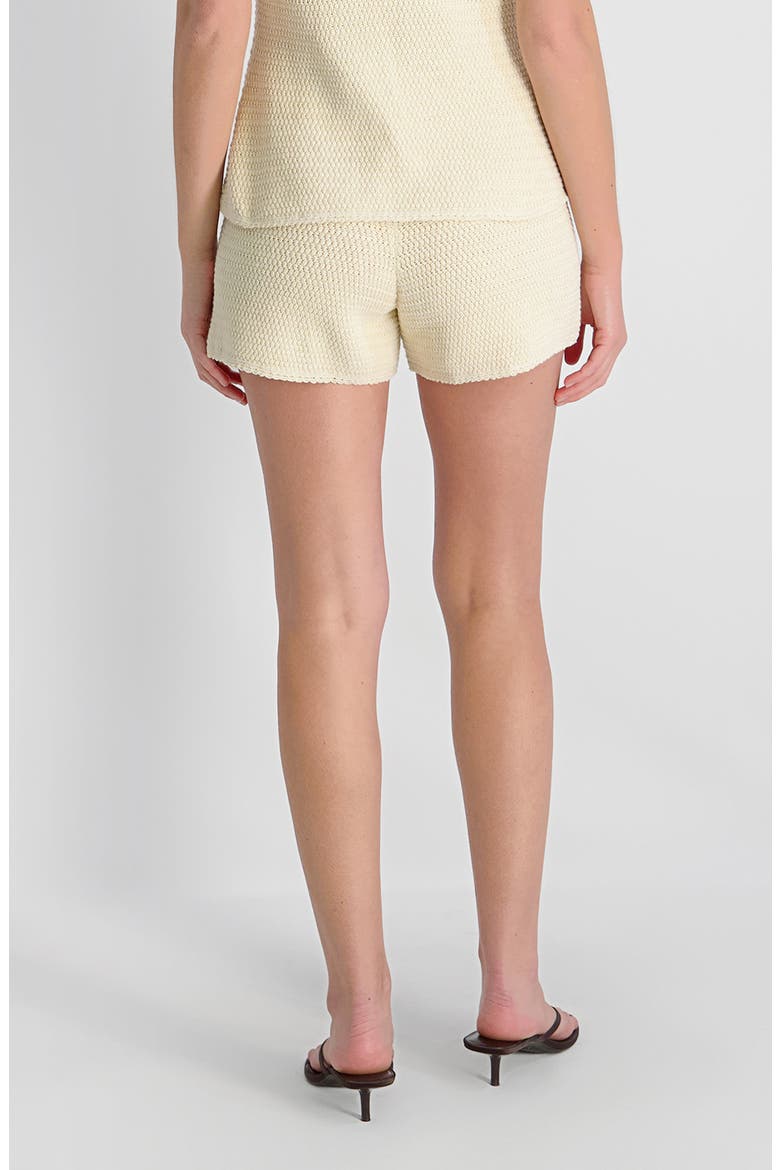 Mozart Open Stitch Shorts, Alternate, color, ECRU