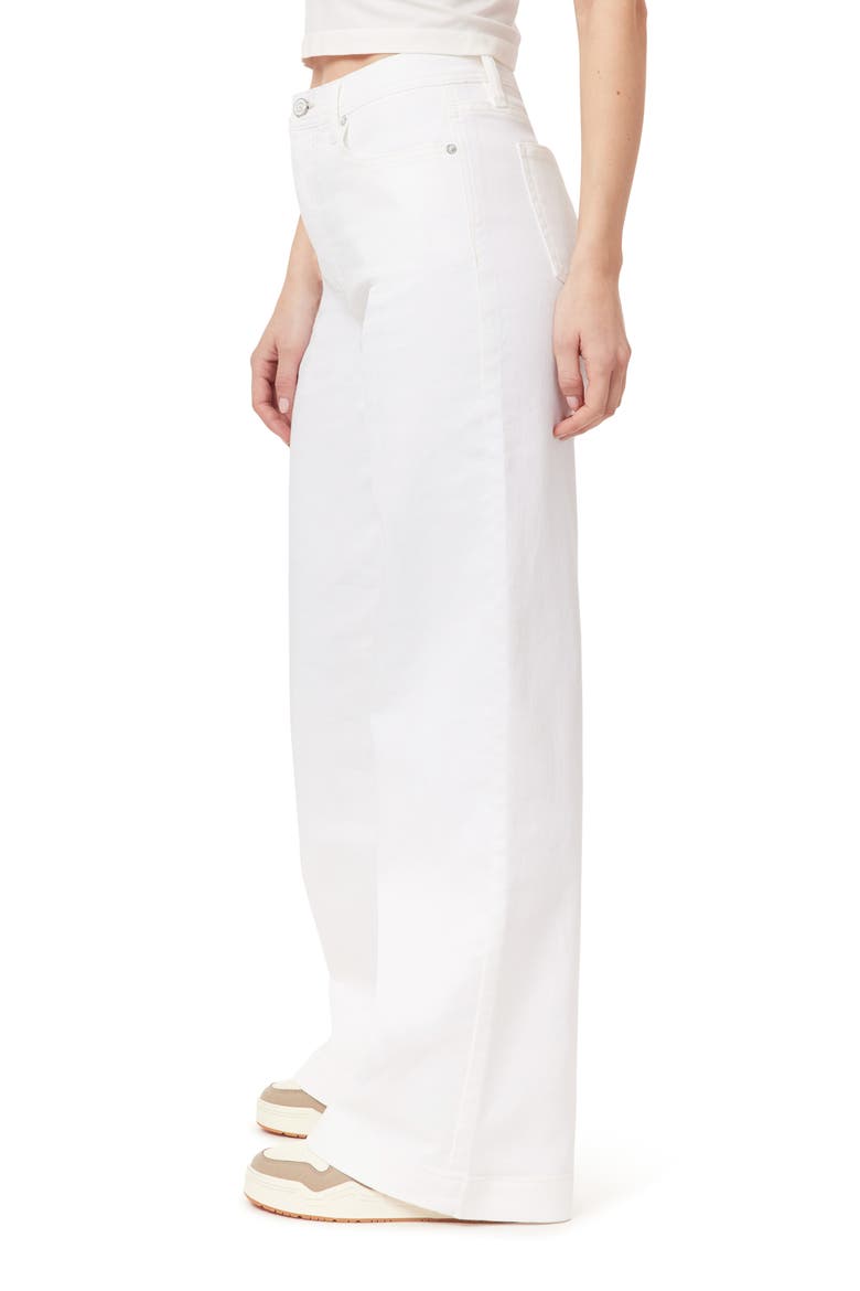 The Wave High Waist Straight Leg Jeans, Alternate, color, BLANC DE BLANC