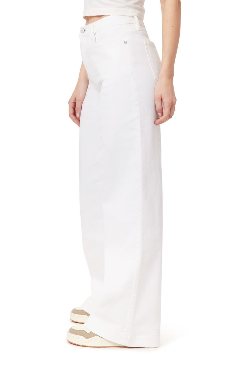 Scotch & Soda The Wave High Waist Straight Leg Jeans, Alternate, color, Blanc De Blanc