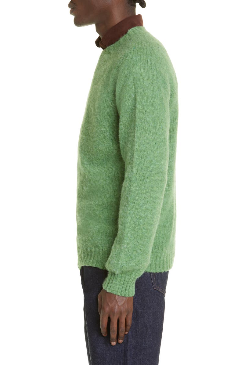 Drake's Brushed Lambswool Crewneck Sweater, Alternate, color,