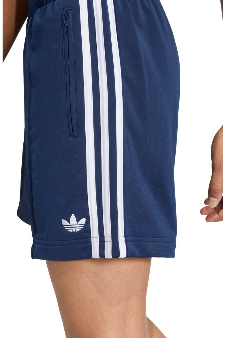 Pintuck Recycled Polyester Shorts, Alternate, color, NIGHT INDIGO/ WHITE