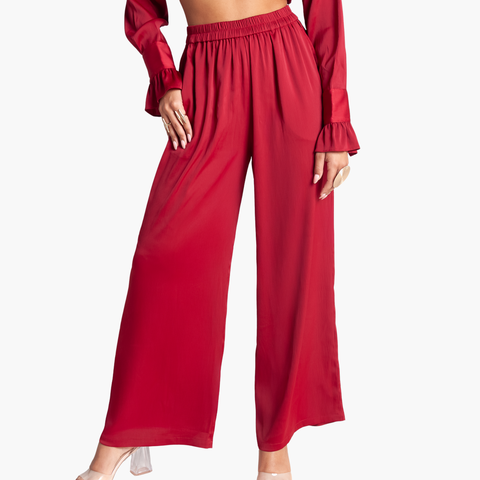 High Waisted Wide Leg Pants