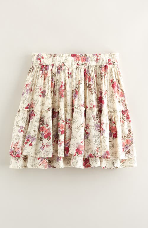 Treasure & Bond Kids' Tiered Ruffle Skirt In Neutral