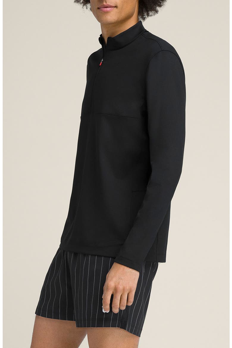 Elevate Performance Half Zip Pullover, Alternate, color, BLACK