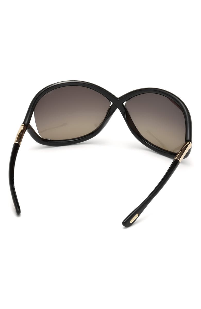 TOM FORD Whitney 64mm Oversize Polarized Sunglasses, Alternate, color,