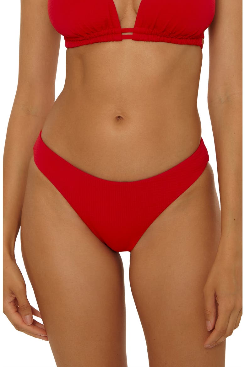 Riviera Hipster Bikini Bottoms, Main, color, APPLE