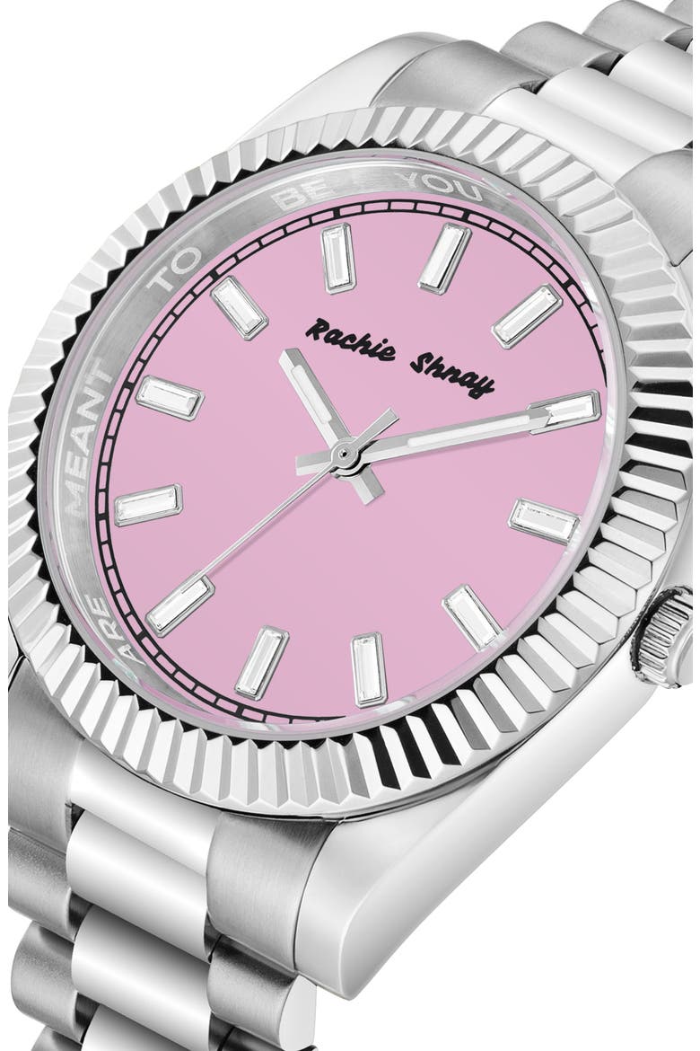A Night in Malibu Bracelet Watch, 36mm, Alternate, color, BALLET PINK