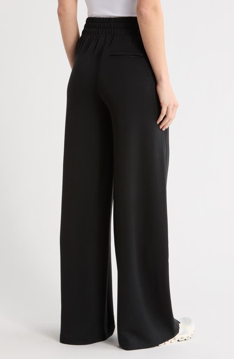 NYDJ Scuba Knit Wide Leg Pants, Alternate, color, Black