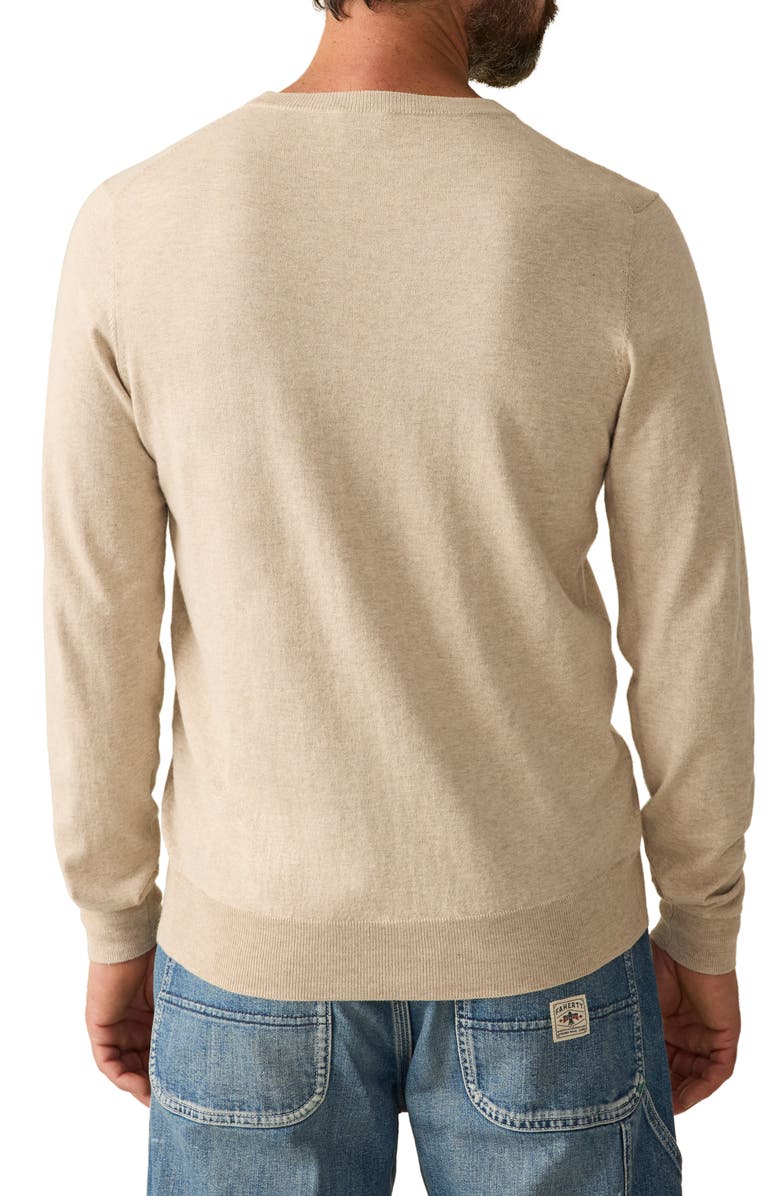Faherty Movement Long Sleeve Sweater, Alternate, color, Soft Dune Heather