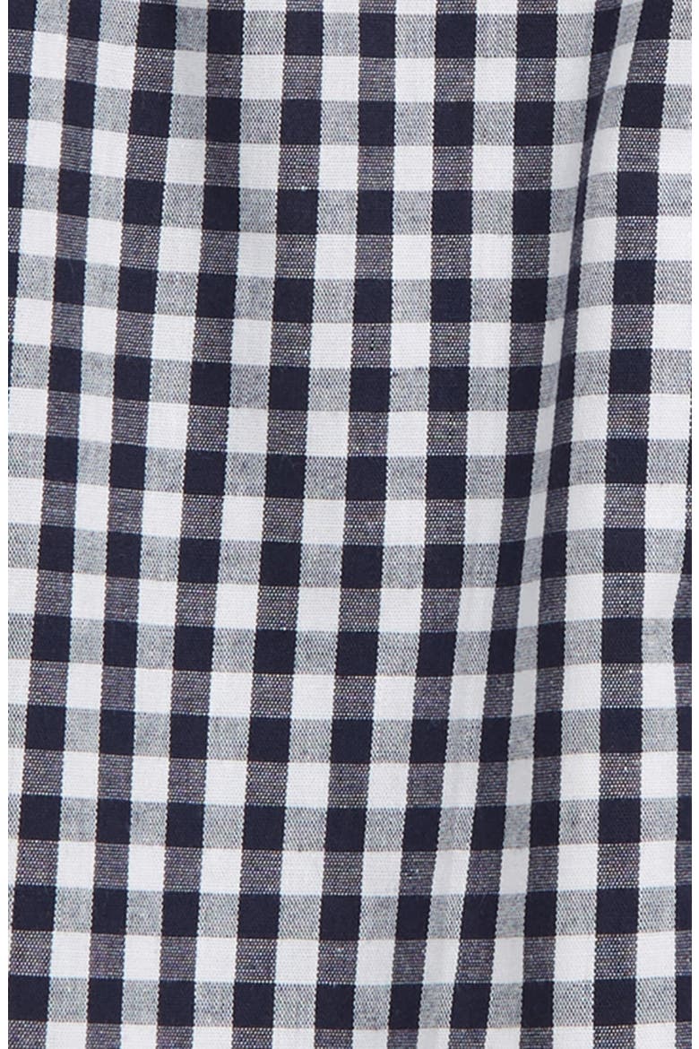 Gingham Swing Top, Bubble Shorts & Head Wrap Set, Alternate, color, BLUE