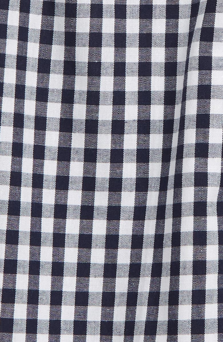 Little Me Gingham Swing Top, Bubble Shorts & Head Wrap Set, Alternate, color,