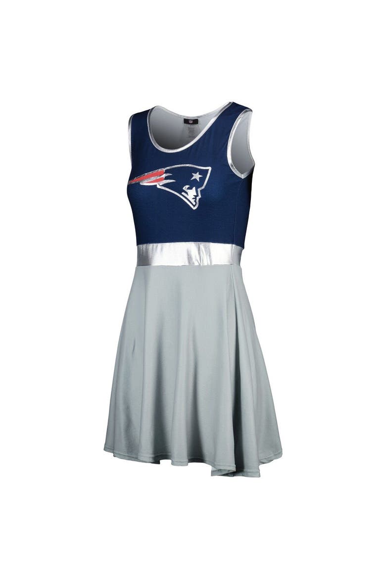 Women's Navy/Gray New England Patriots Game Day Costume Dress Set, Alternate, color, Navy