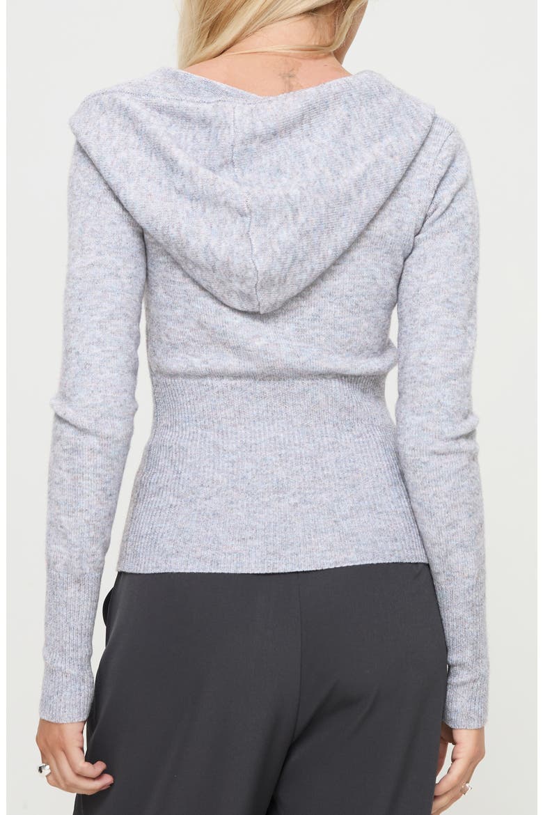 Elingford Zip Hoodie Cardigan, Alternate, color, LILAC MARLE
