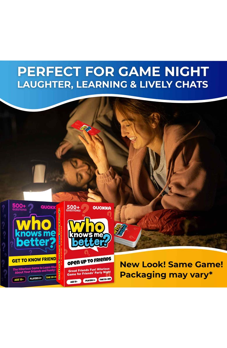 Quokka Who Knows Better? Trivia Card Games for Kids & Family, Alternate, color, Original