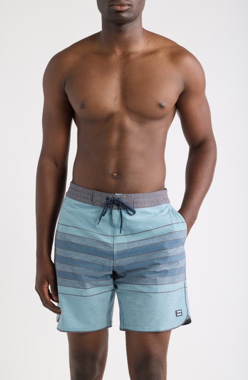 Billabong 73 Lt Swim Shorts In Blue Fog