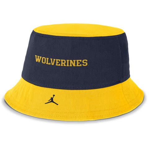 Men's Jordan Brand Navy/Maize Michigan Wolverines Apex Bucket Hat