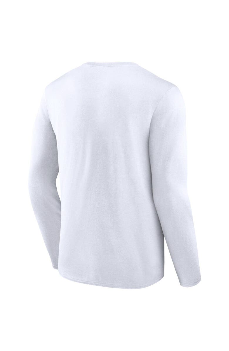 FANATICS Men's Fanatics Branded White Seattle Kraken Breakaway Combo Long Sleeve T-Shirt, Alternate, color, White