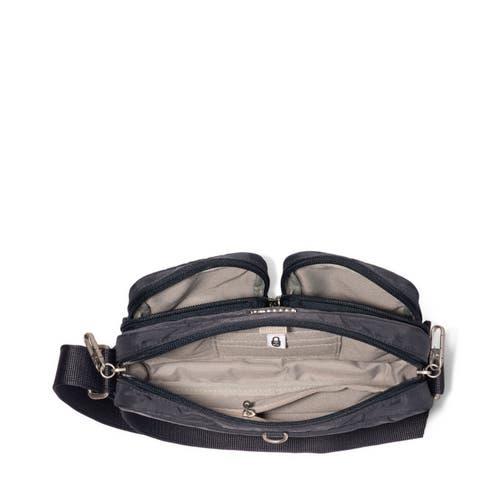 Baggallini Securtex Anti-theft Treasure Crossbody Bag In Blue