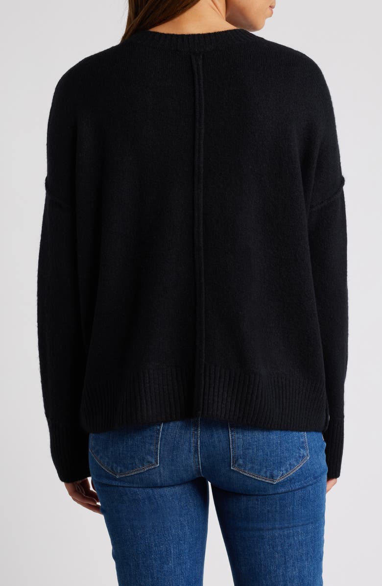 Vince Camuto Three Button Crewneck Sweater, Alternate, color,