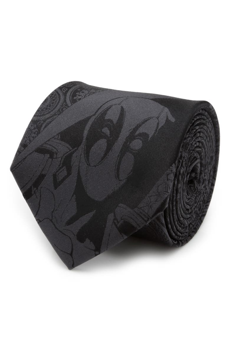Cufflinks, Inc. x Marvel Deadpool Paisley Silk Tie, Alternate, color, Black