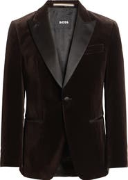 BOSS Hutson Cotton Velvet Dinner Jacket