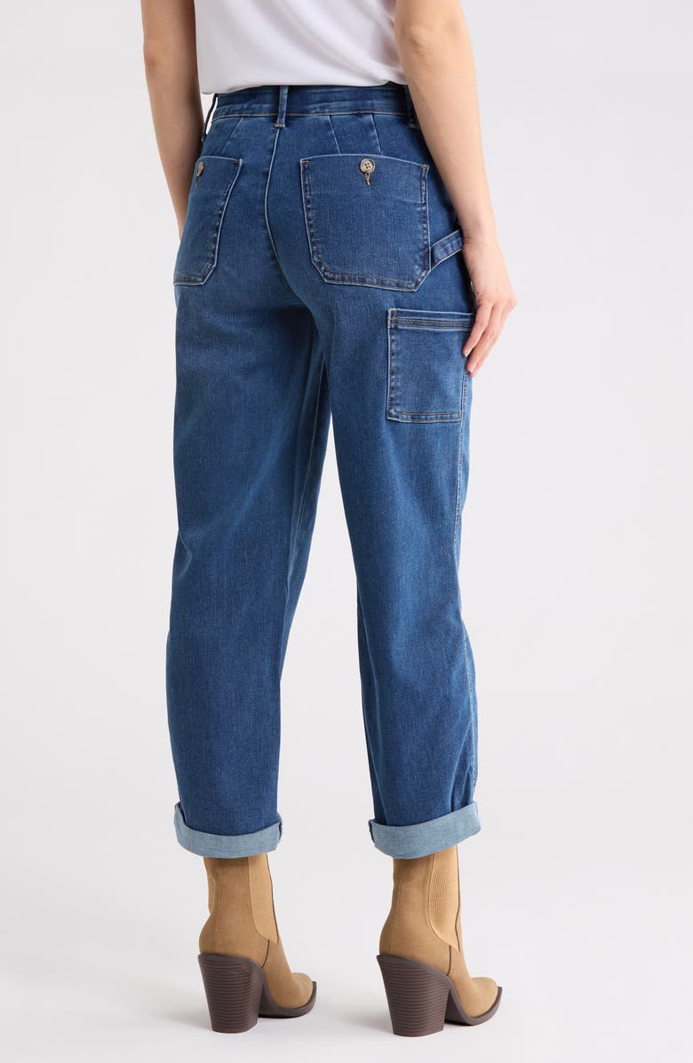 Democracy Ab Technology Cuffed Straight Jeans, Alternate, color, Blue