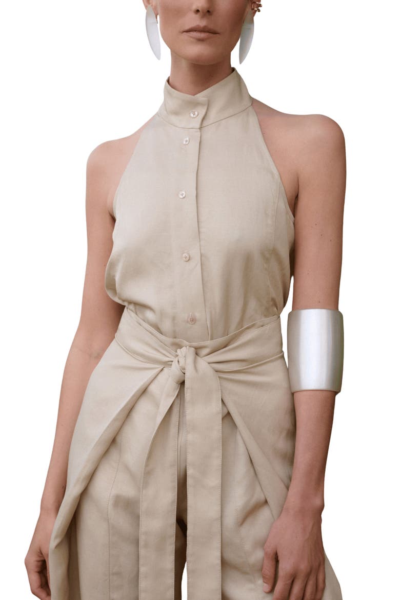 Trama Top, Main, color, Beige