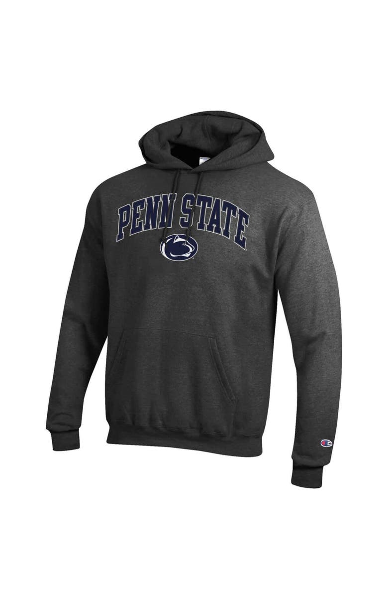 Champion Men's Champion Charcoal Penn State Nittany Lions Arched Logo Fleece Pullover Hoodie, Alternate, color, Charcoal