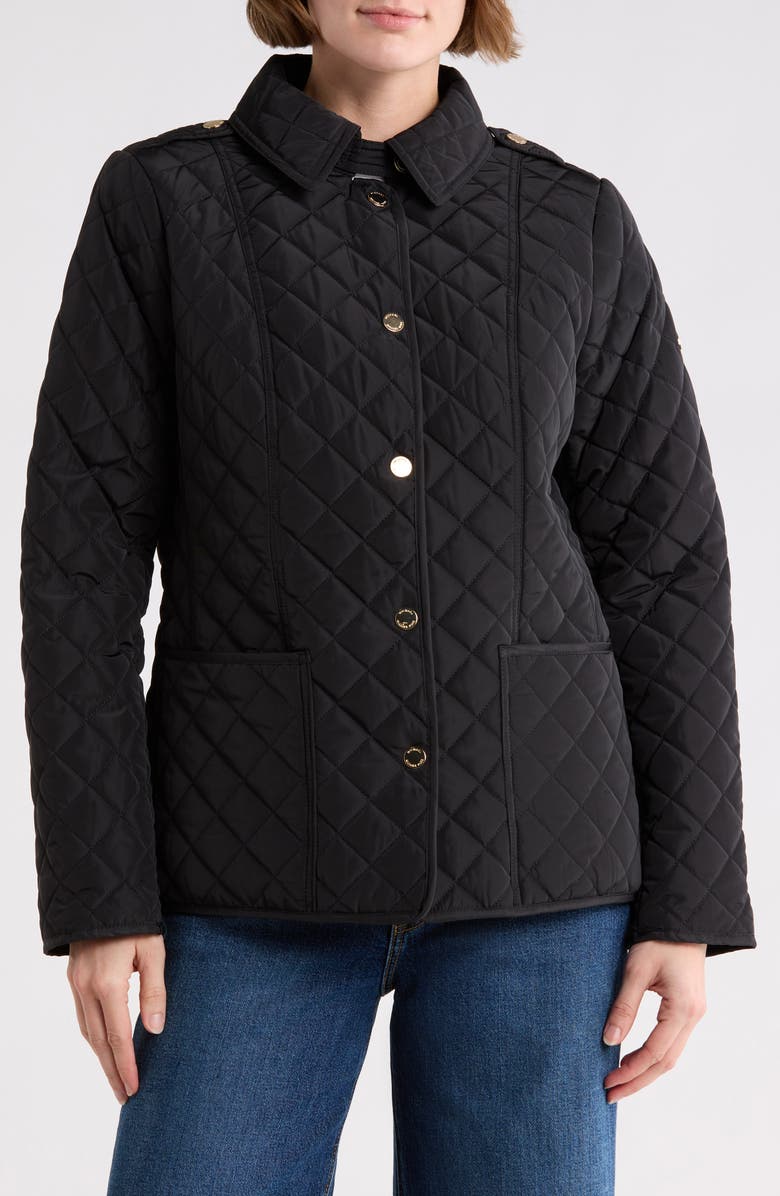 Michael Kors Quilted Jacket, Main, color, 