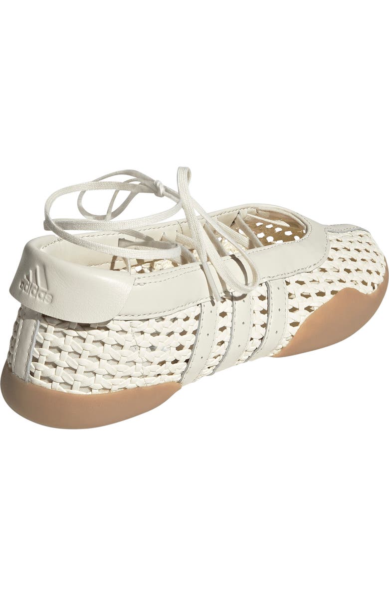 adidas Taekwondo Mei Ballet Flat, Alternate, color, Cream White/ Cream White/ Gum4