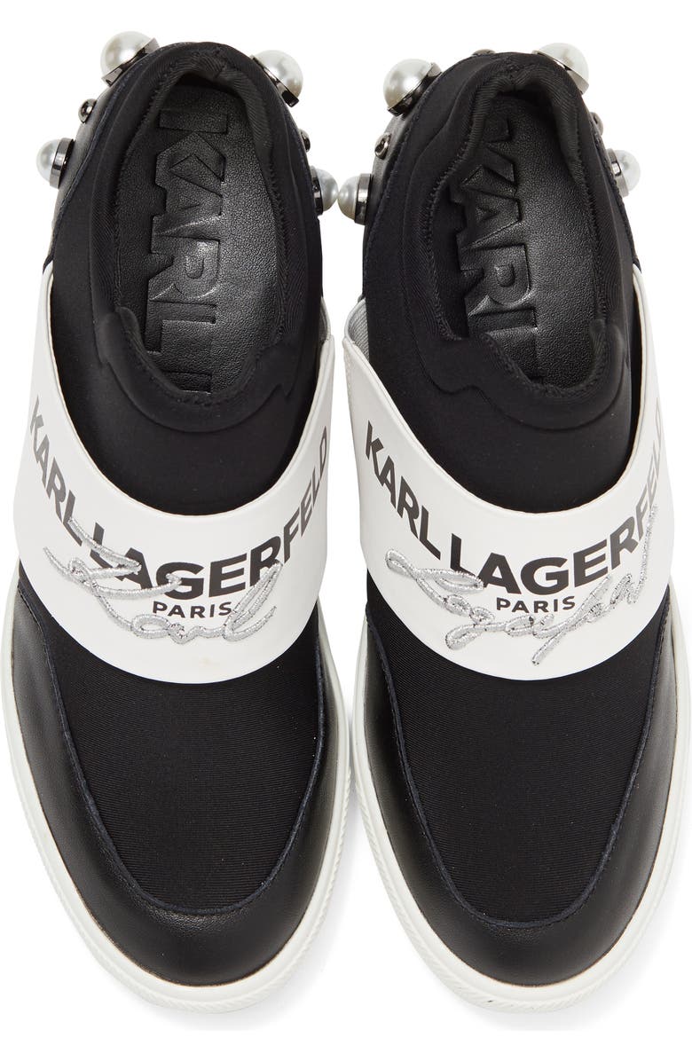 KARL LAGERFELD PARIS Charsi Wedge Sneaker, Alternate, color,