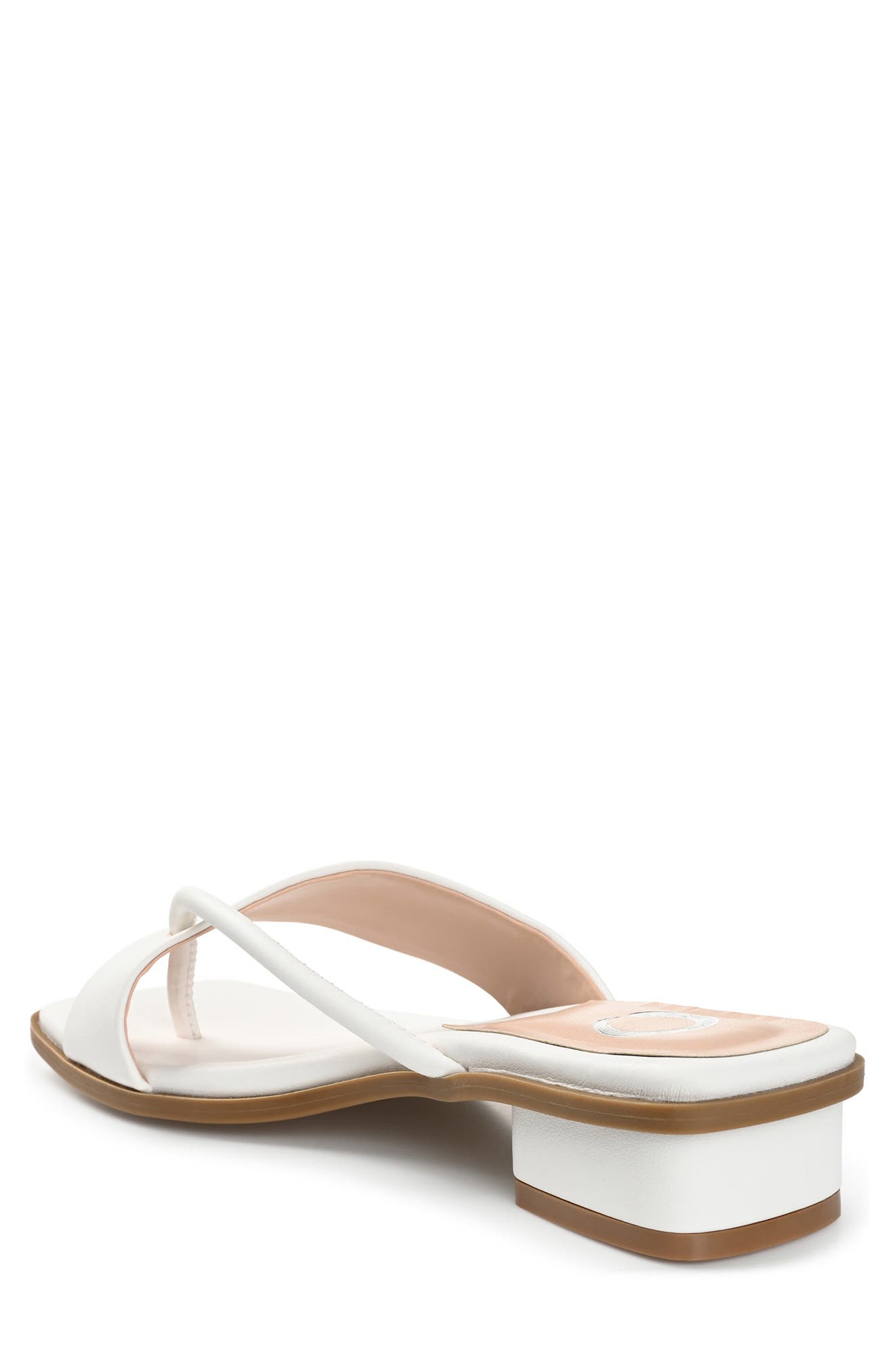 Journee Collection Mina Strappy Heeled Mule, Alternate, color, White