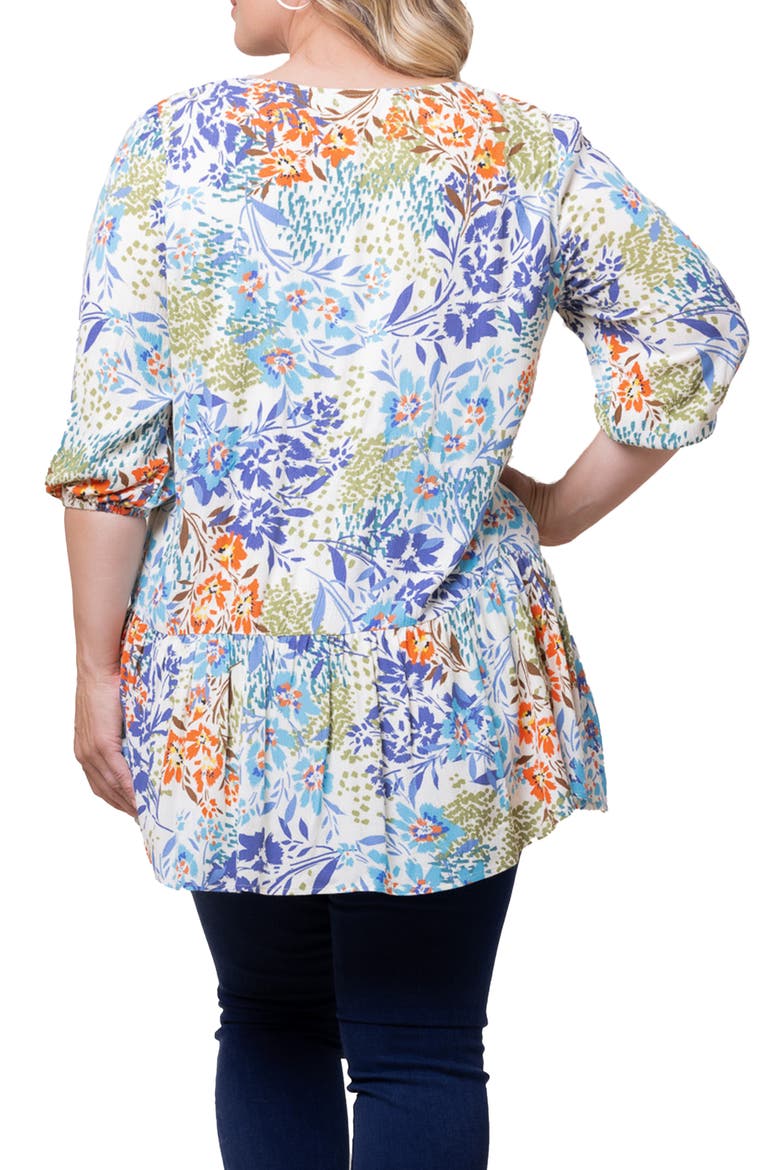 Oasis Tunic Top, Alternate, color, SANTORINI