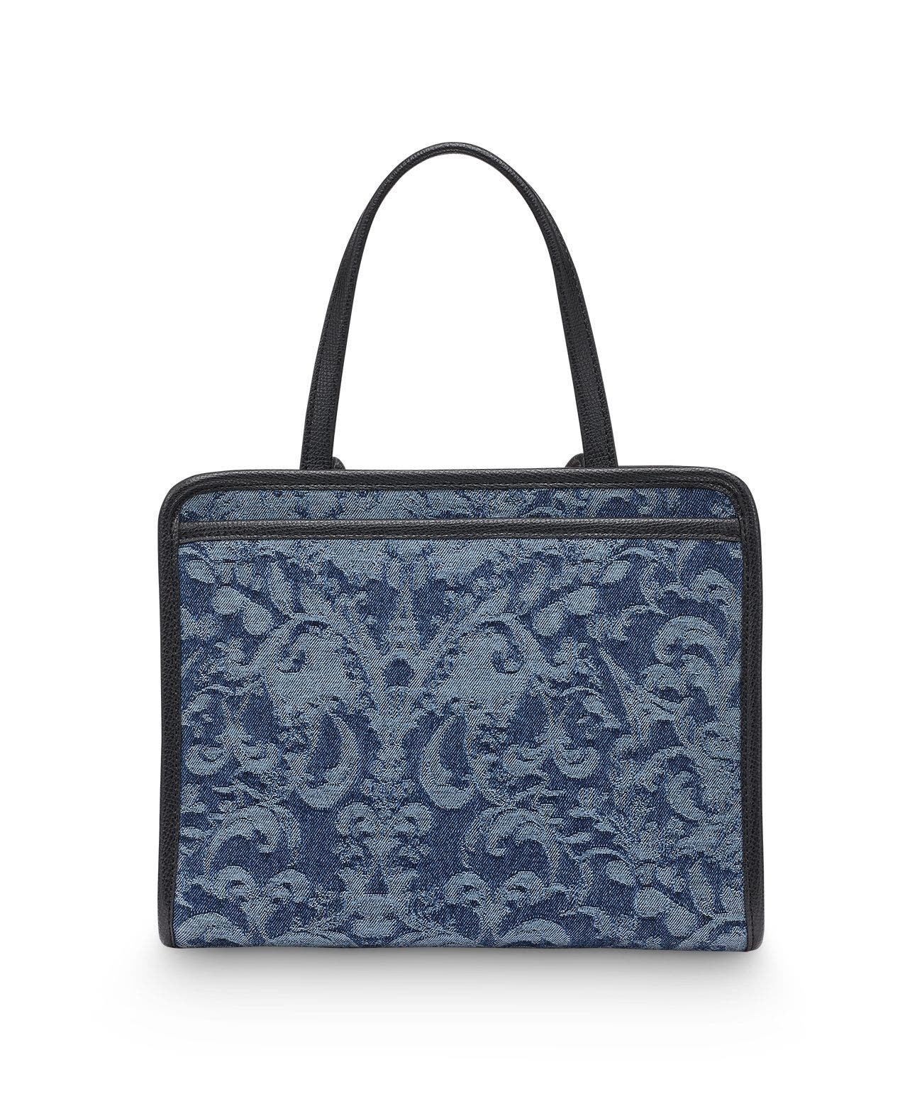 KARL LAGERFELD PARIS Maybelle Satchel, Alternate, color, Denim