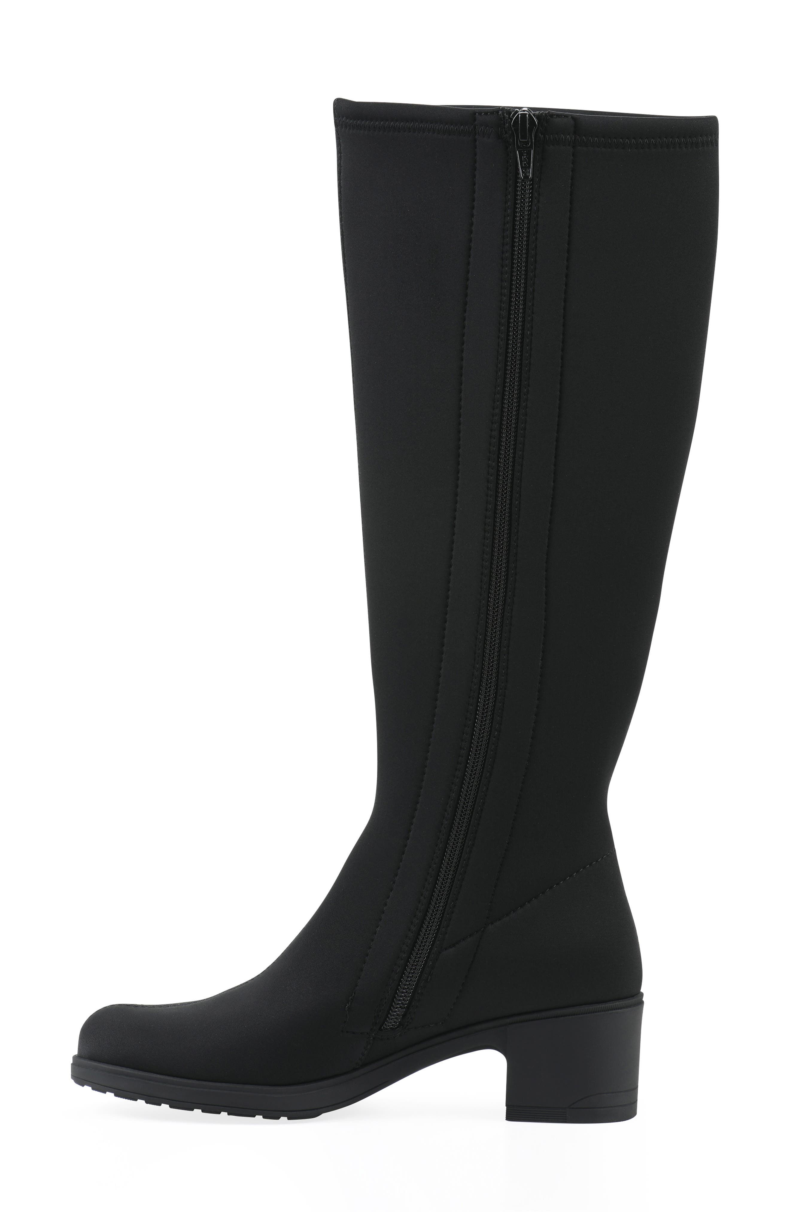 CLIFFS BY WHITE MOUNTAIN Humbert Knee High Boot, Alternate, color, Black Fabric