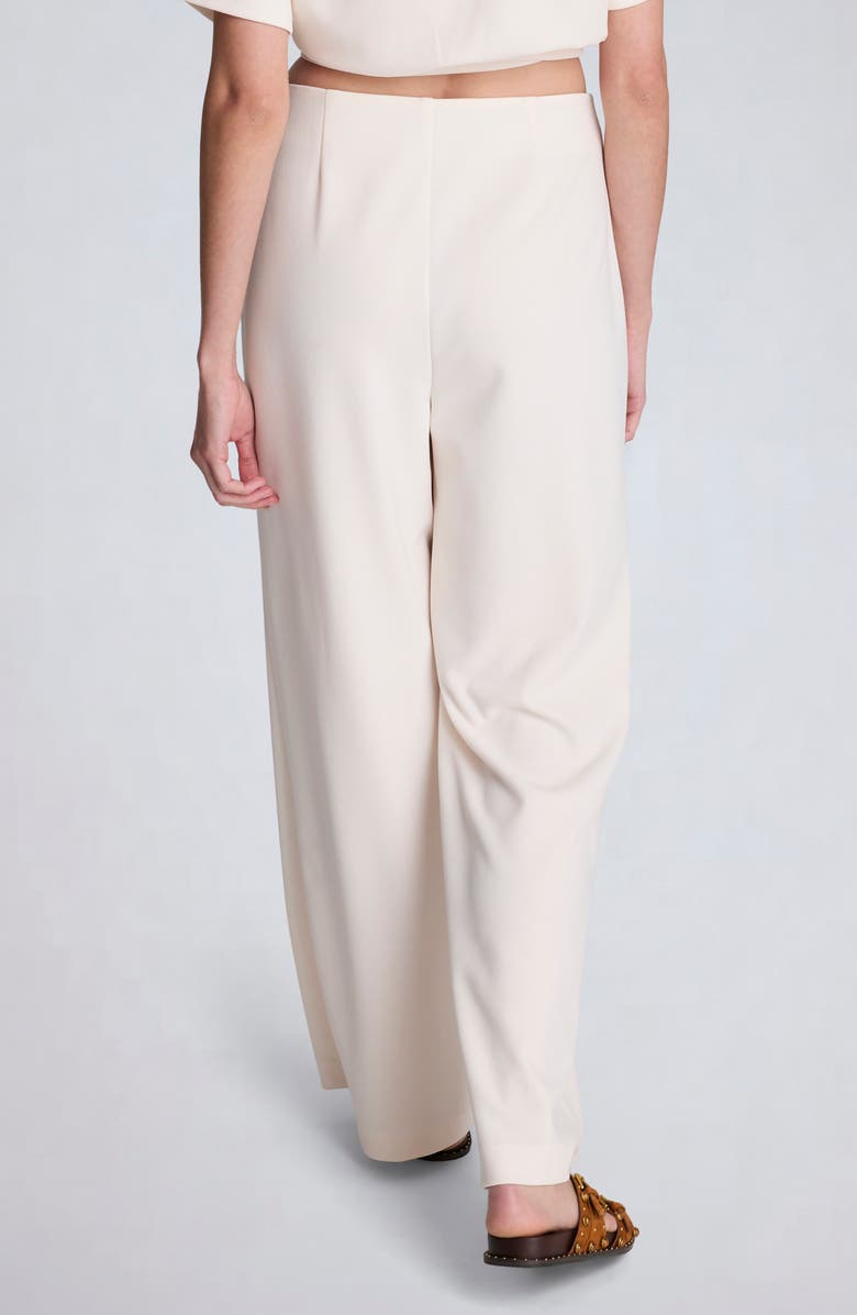 Kenneth Cole Hollywood High Waist Pull-On Wide Leg Pants, Alternate, color, Oyster