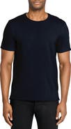 W.R.K Asher Black Slub Stretch Cotton & Modal T-Shirt