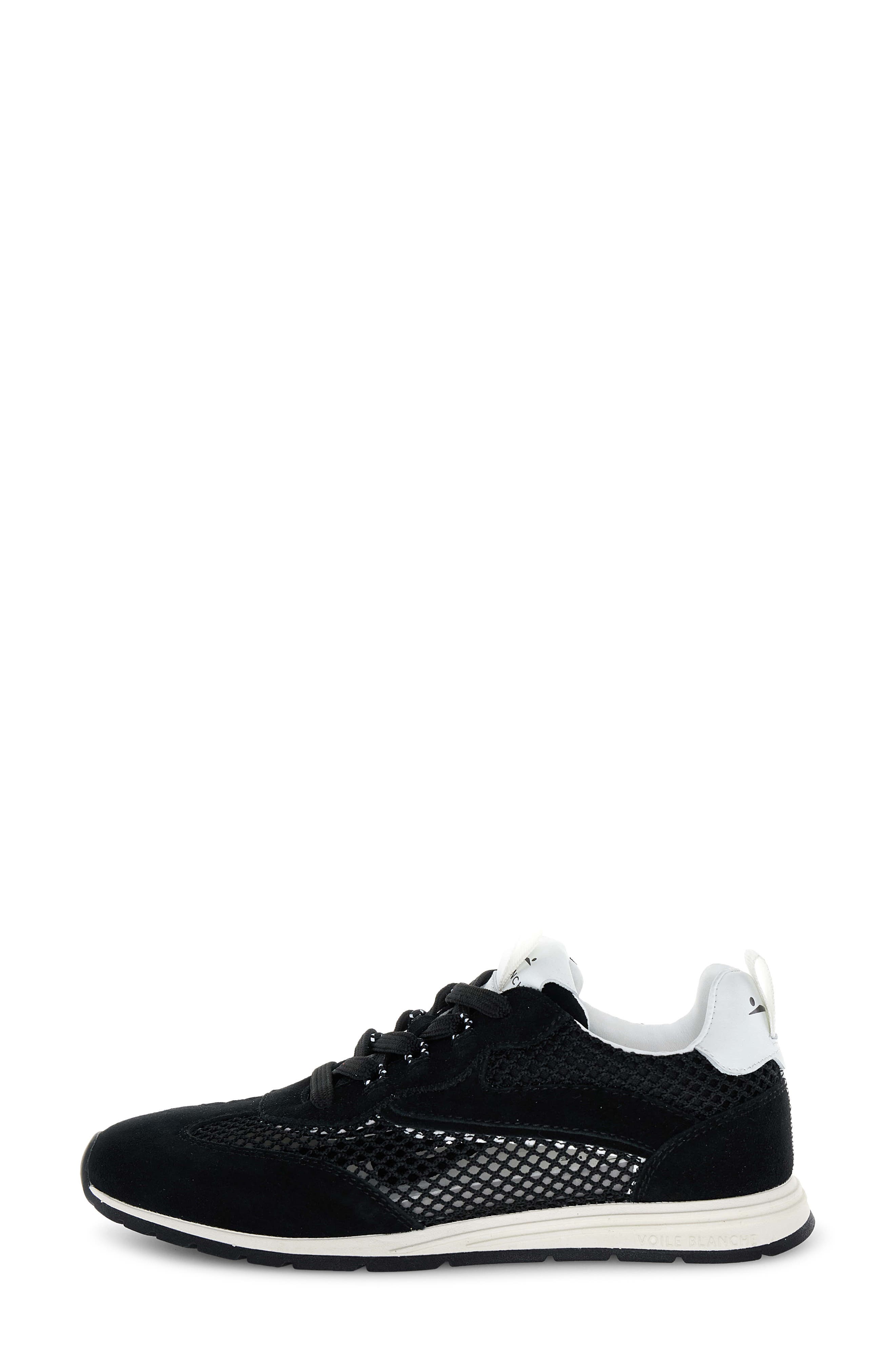 Voile Blanche Play Mesh Sneaker, Alternate, color, Black