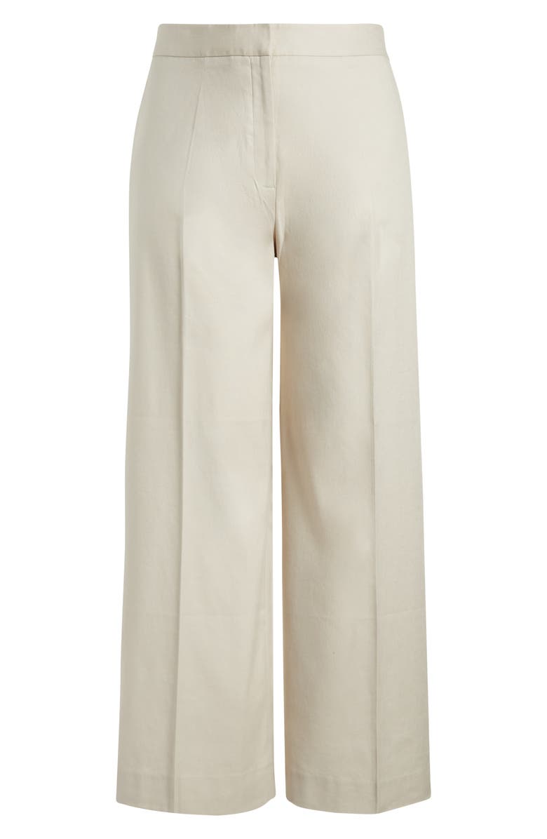 Nordstrom Linen Blend Wide Leg Pants, Alternate, color, Beige Scroll